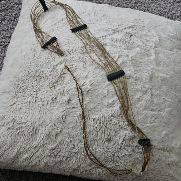 Vintage Artisian  Gold Beaded Belt {Bx24} - Picture 5 of 5